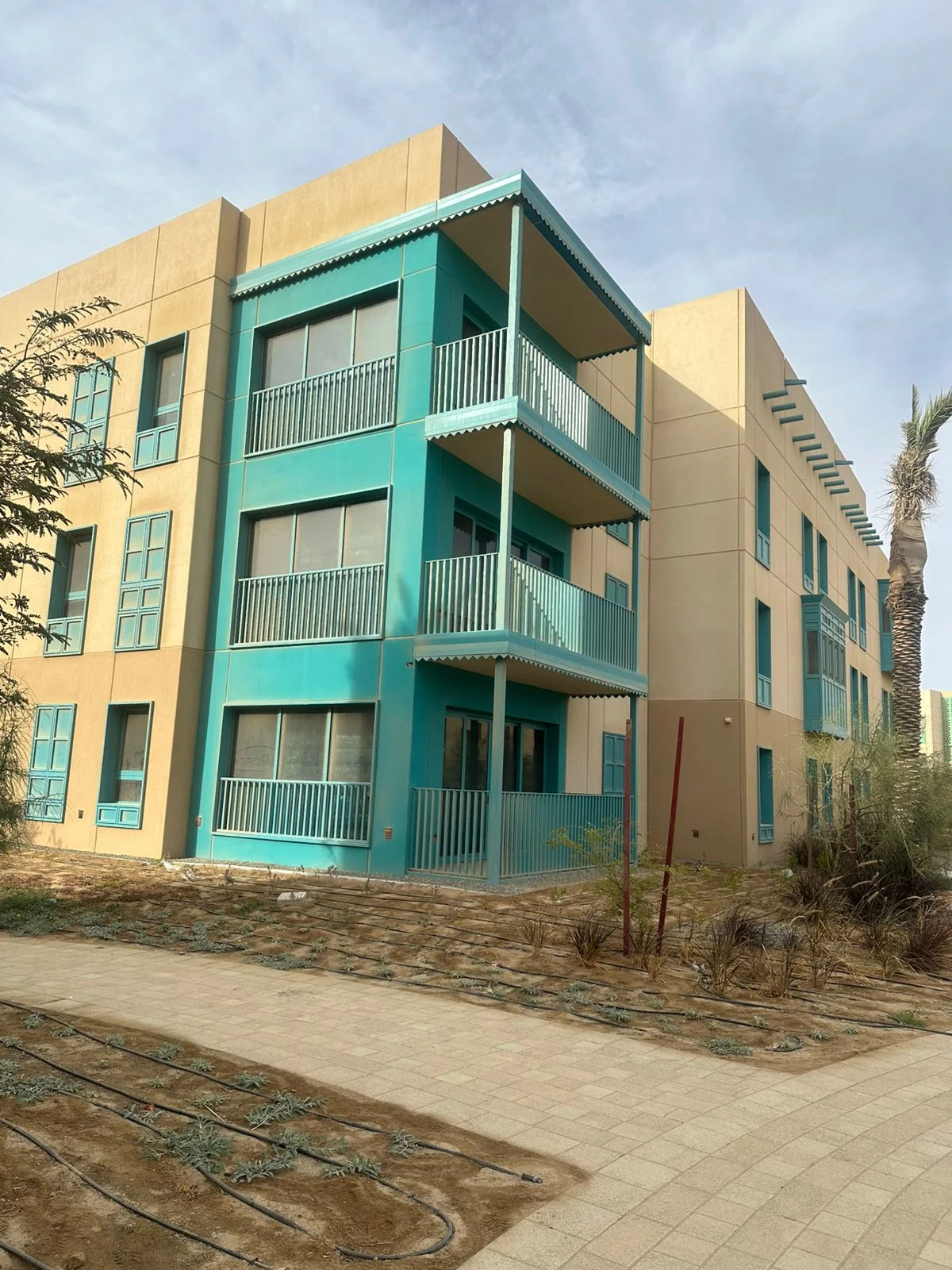 Residential building facade